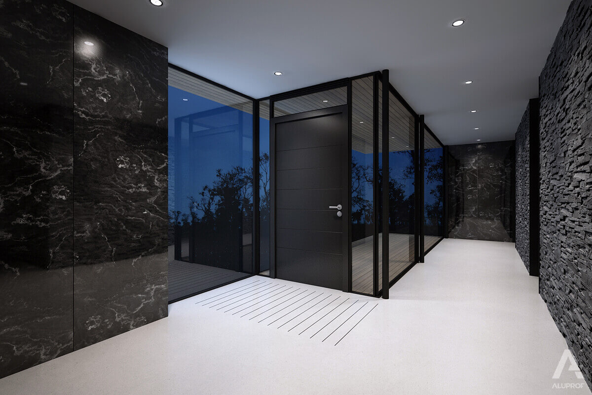 drzwi wokół marmurów